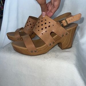 Korks Open Toe Clog Sandals